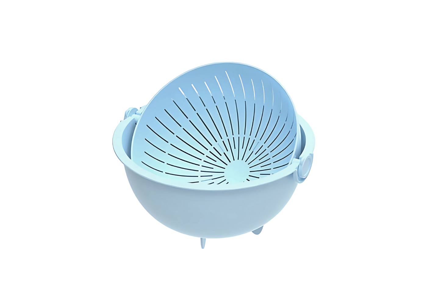 Bộ thau rổ xoay đa năng 28cm Hiệp Thành 679